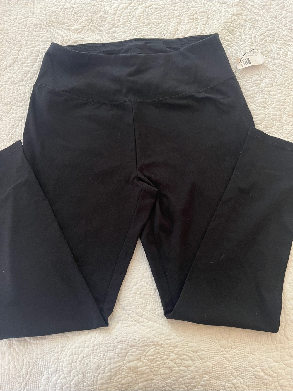 Talbots Black High-Waist Womens Leggings L